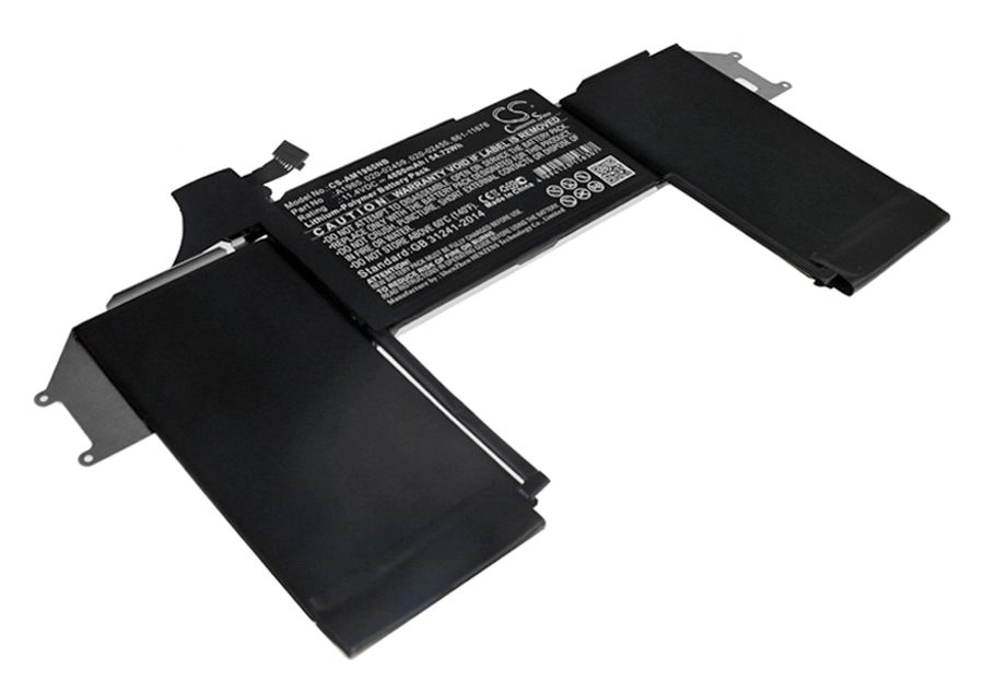 

Аккумуляторная батарея CameronSino CS-AM1965NB для Apple MacBook Air 13 MREE2CH/A, MacBook Air 13 MRE92CH/A, 11.4V, 4800mAh, черный, CS-AM1965NB