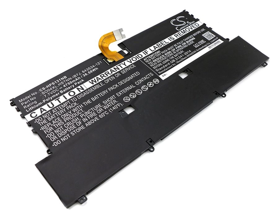 

Аккумуляторная батарея CameronSino CS-HPS131NB для HP Spectre 13-V Series, 7.7V, 4750mAh, черный, CS-HPS131NB