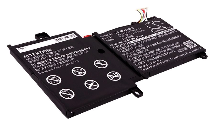 

Аккумуляторная батарея CameronSino CS-HPX366NB для HP Pavilion 11-k000 x360, 7.6V, 4000mAh, черный, CS-HPX366NB