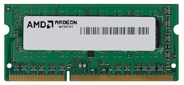 Память DDR3 SODIMM 4Gb, 1600MHz AMD (R534G1601S1S-UGO)