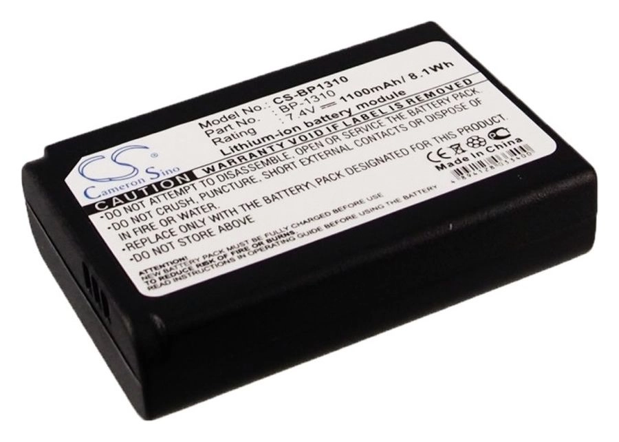 

Аккумулятор CameronSino CS-BP1310/IA-BP1310, BP1310EP, 1100mAh, 7.4V для Samsung NX5/NX10/NX11/NX20/NX100 Series, CS-BP1310