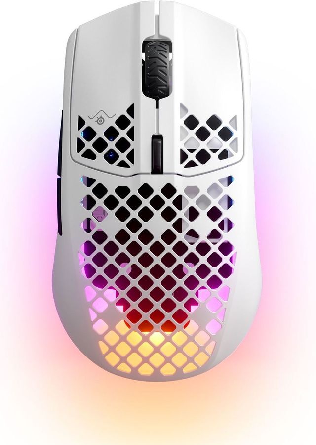 Мышь SteelSeries Aerox 3 Wireless, Bluetooth/USB, белый
