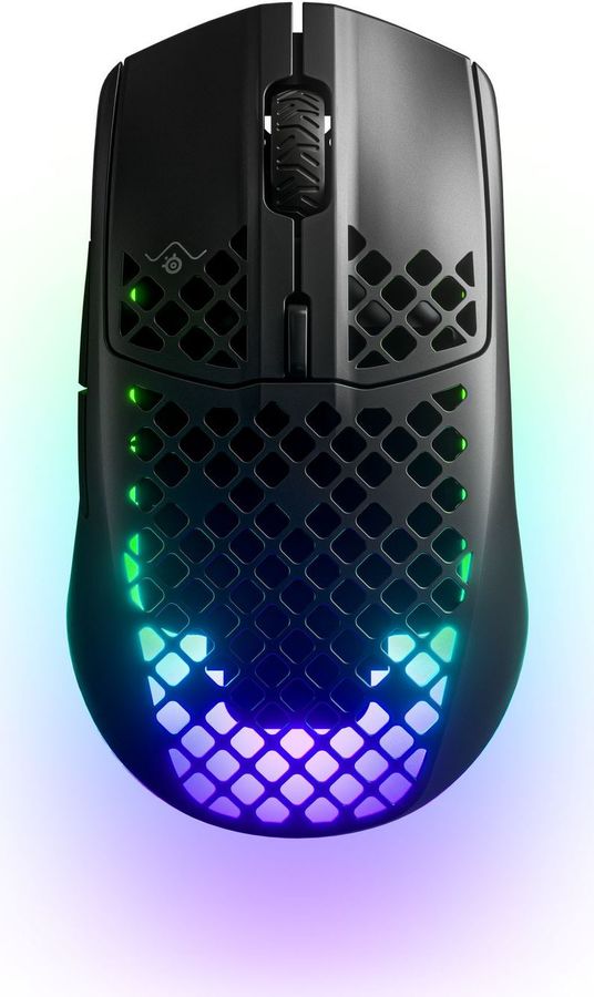 

Мышь беспроводная SteelSeries Aerox 3 Wireless, 18000dpi, оптическая светодиодная, Bluetooth/USB, серый (62612), Aerox 3 Wireless