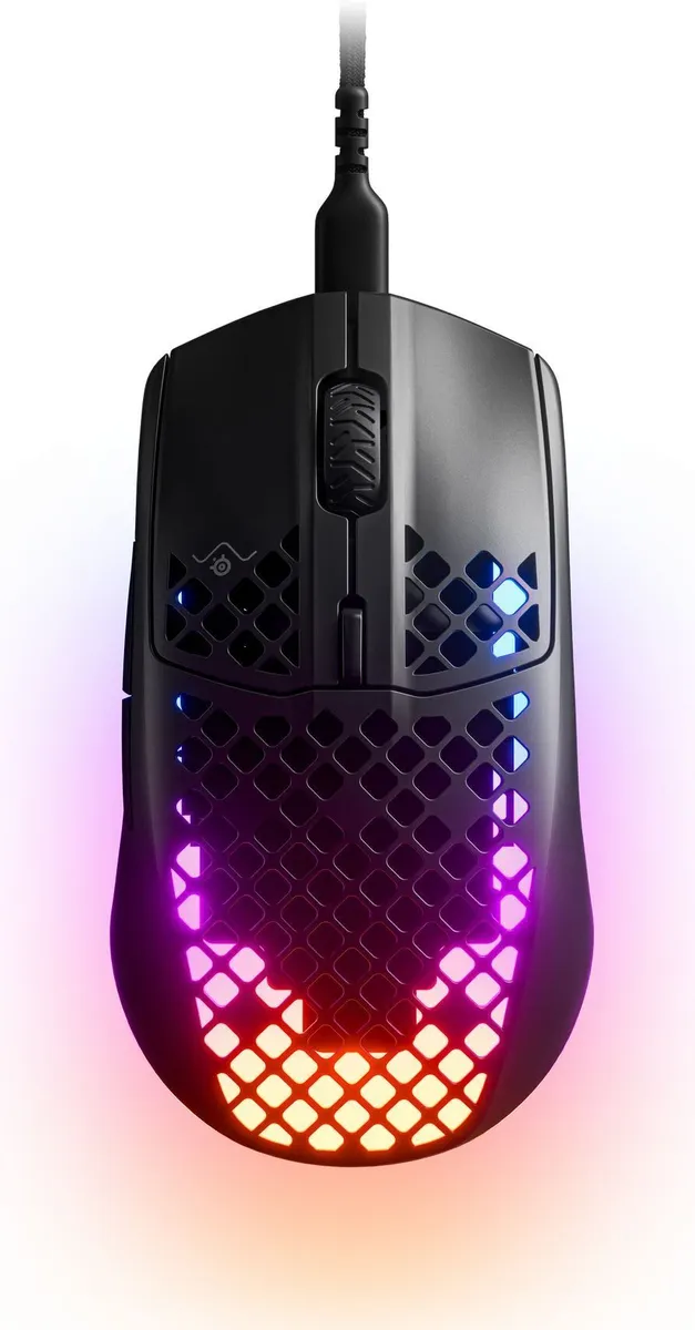 

Мышь проводная SteelSeries Aerox 3, 8500dpi, оптическая светодиодная, USB, серый (62611), Aerox 3
