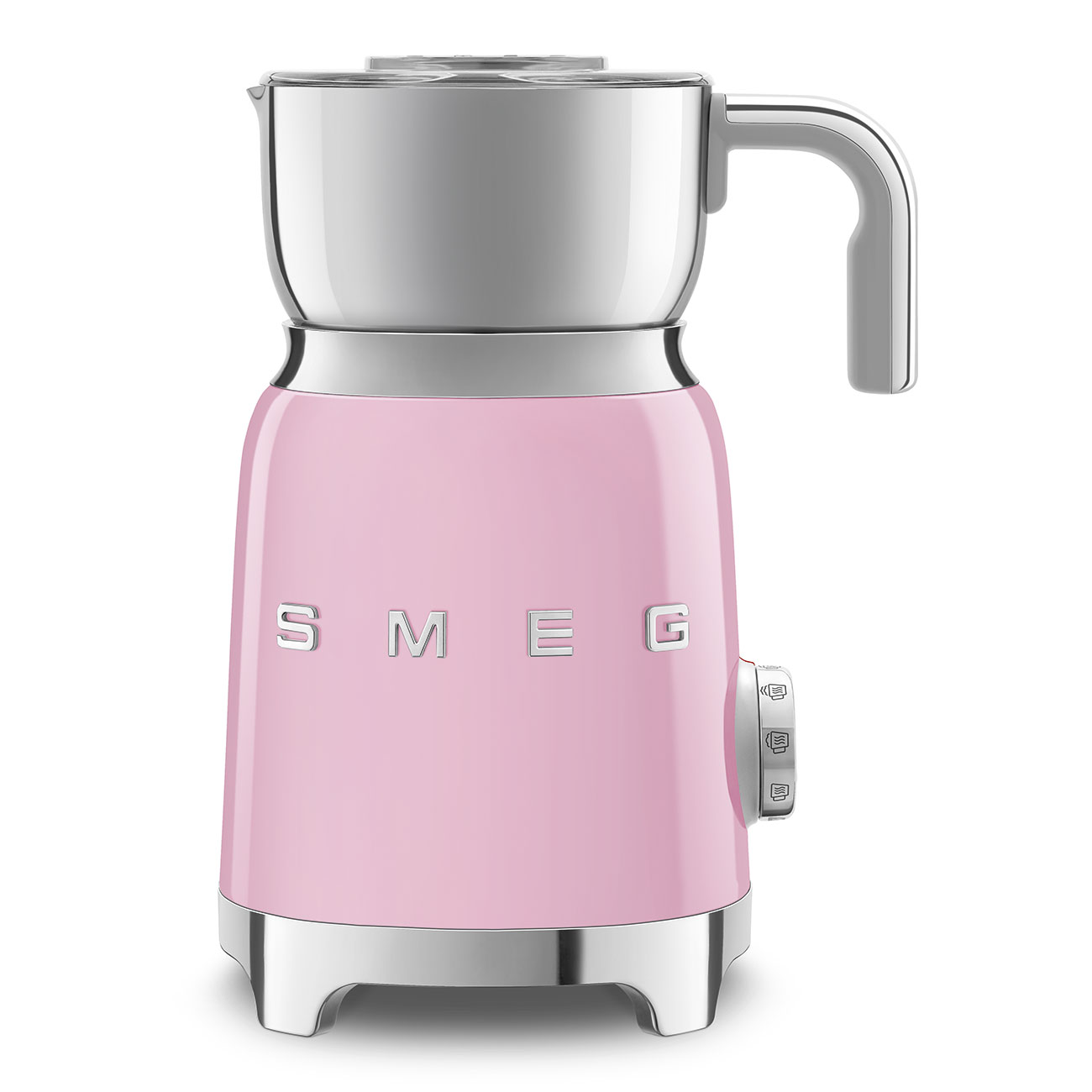 

Капучинатор SMEG 50's Style MFF01PKEU , стационарный, 500Вт, 600мл, нержавеющая сталь, розовый, MFF01PKEU