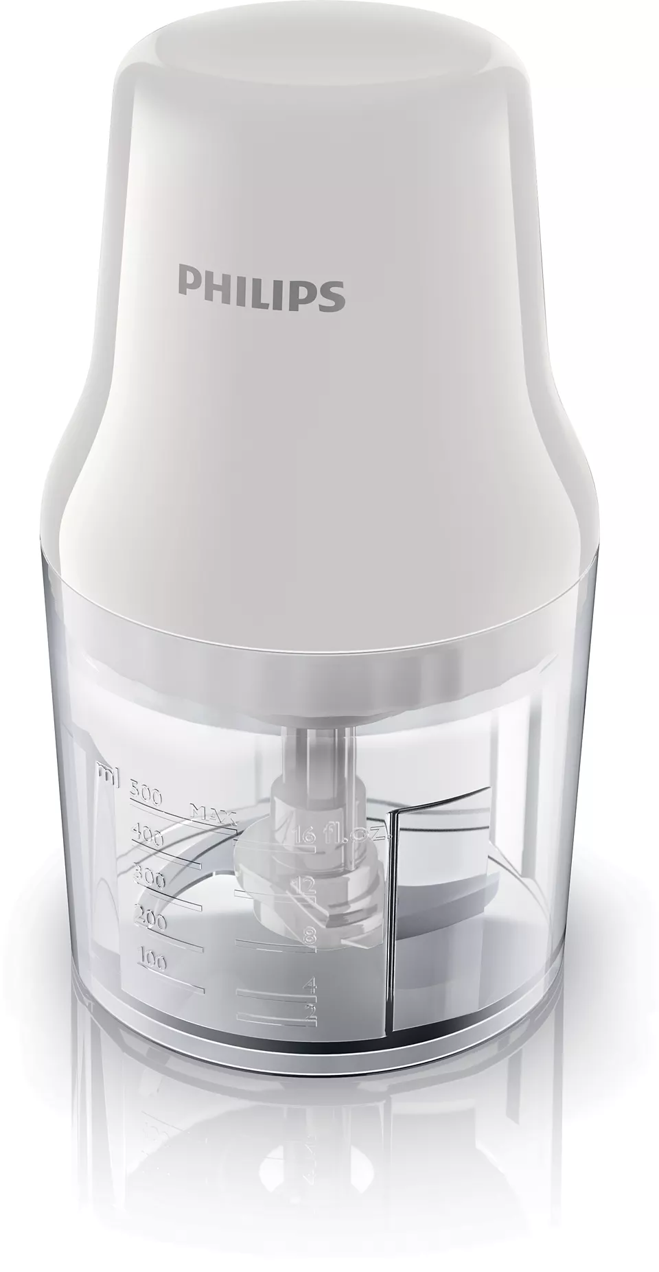 

Измельчитель Philips Daily Collection HR1393/00, 450 Вт, мультирезка, белый (HR1393/00), HR1393/00