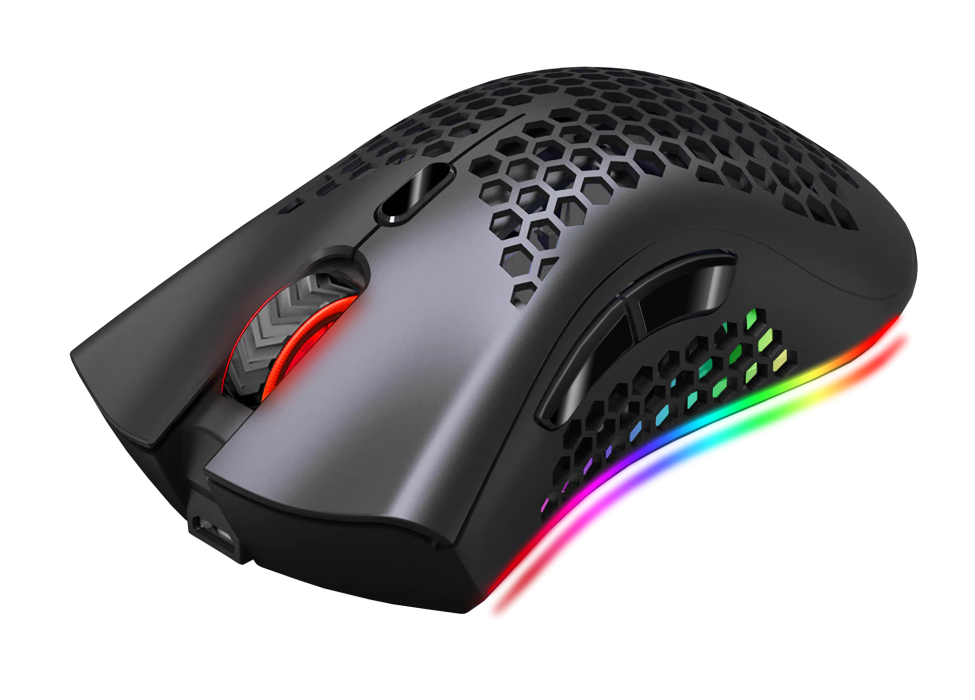 

Мышь беспроводная/проводная JETACCESS PANTEON PS77 W, 5000dpi, оптическая светодиодная, USB, черный (PANTEON PS77 W Black), PANTEON PS77 W