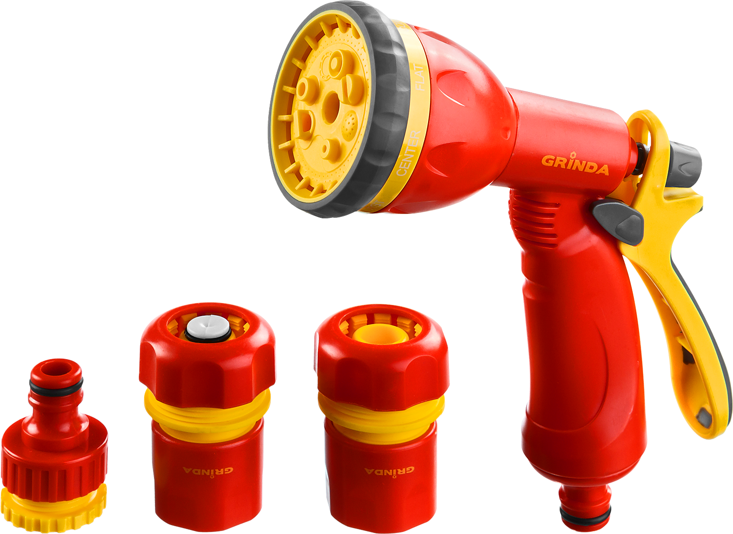 Набор поливочный GRINDA GS-12, 8 режимов