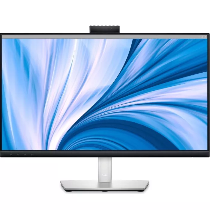 

Монитор 27" DELL C2723H IPS, 1920x1080 (16:9), 300кд/м2, 5мс, 178°/178°, HDMI, DisplayPort, USB-Hub, веб-камера, черный/серебристый (2723-7937), C2723H