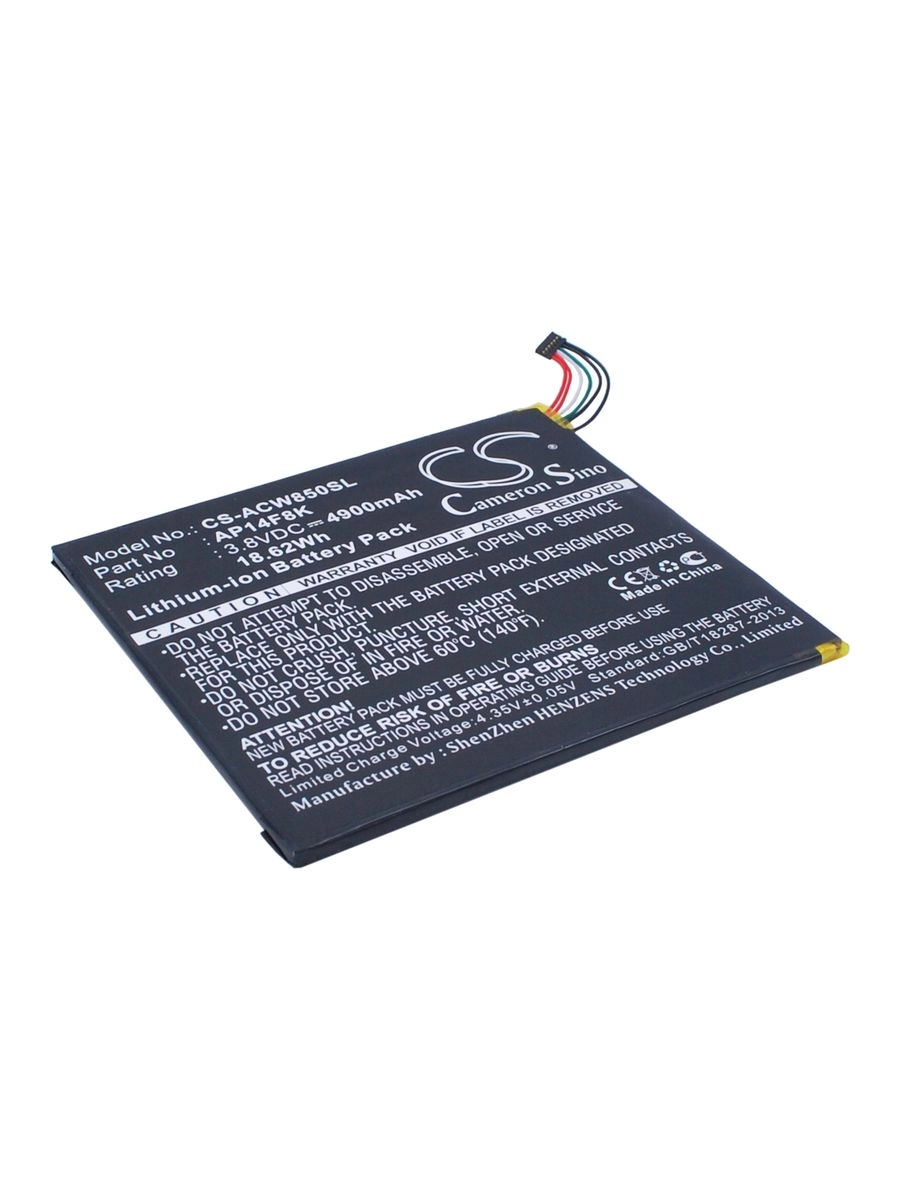 

Аккумулятор CameronSino CS-ACW850SL, 3.8V, 4900mAh, Li-pol для Acer Iconia One B1-810, CS-ACW850SL