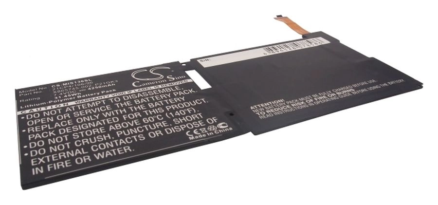 

Аккумулятор CameronSino CS-MIS136SL, 7.4V, 4250mAh, Li-pol для Microsoft Surface (RT), CS-MIS136SL