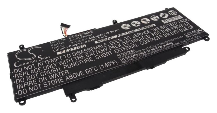 

Аккумулятор CameronSino CS-SXE700NB, 7.5V, 6540mAh, Li-pol для Samsung (NP) XE700T1C, CS-SXE700NB