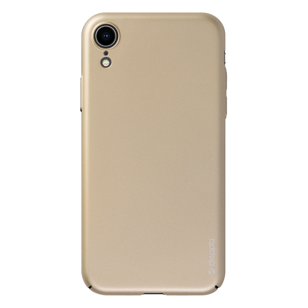 

Чехол Deppa air case для смартфона Apple iPhone XR, поликарбонат, золотистый (83370)