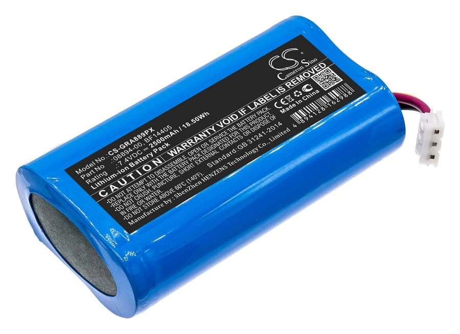 

Аккумулятор CameronSino CS-GRA889PX, 7.4V, 2.5Ah, Li-Ion для Gardena, CS-GRA889PX