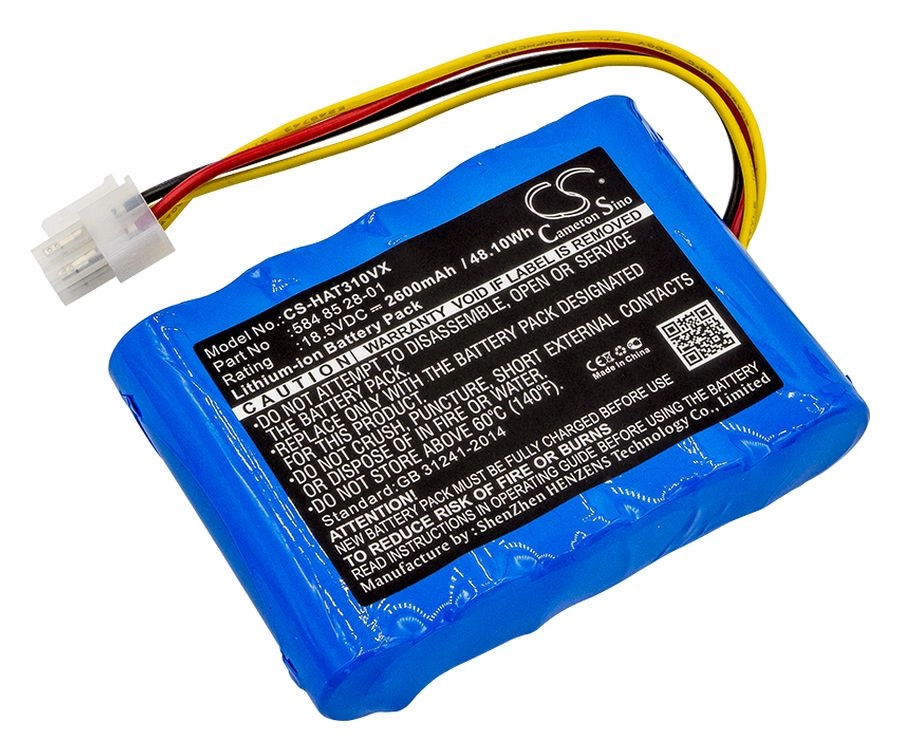 

Аккумулятор CameronSino CS-HAT310VX, 18.5V, 2.6Ah, Li-Ion для Husqvarna Automower 310, 315, CS-HAT310VX