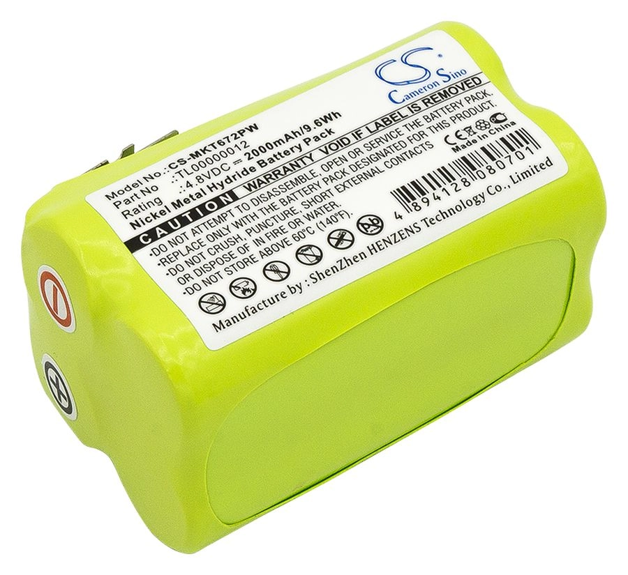 Аккумулятор CameronSino CS-MKT672PW, 4.8V, 2Ah, Ni-Mh для Makita 6722D, 6722DW, 6723D, 6723DW