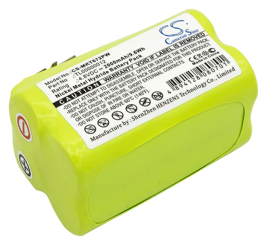 

Аккумулятор CameronSino CS-MKT672PW, 4.8V, 2Ah, Ni-Mh для Makita 6722D, 6722DW, 6723D, 6723DW, CS-MKT672PW