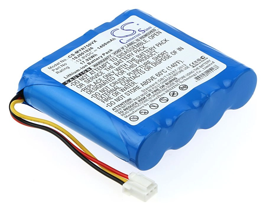 

Аккумулятор CameronSino CS-MYR750VX для Moneual Rydis, 1.4Ah 12.8V, синий, CS-MYR750VX