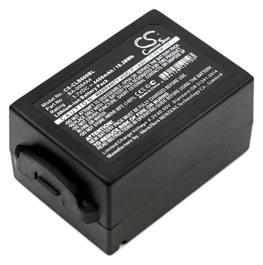 

Аккумулятор для сканера ШК CameronSino CS-CLB600BL Li-Ion, 4400mAh, 3.7V для CipherLab CP60, CP60G, Черный, CS-CLB600BL