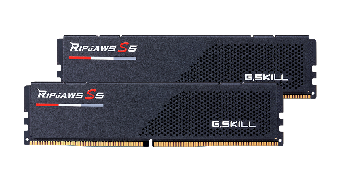 

Комплект памяти DDR5 DIMM 32Gb (2x16Gb), 6000MHz, CL30, 1.35 В, G.Skill, Ripjaws S5 (F5-6000J3040F16GX2-RS5K), F5-6000J3040F16GX2-RS5K