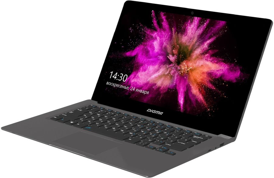 

Ноутбук Digma EVE 14 C420 13.9" 1920x1080, Intel Celeron N4020 1.1 ГГц, 4Gb RAM, 128Gb SSD, W10, темно-серый (ET4066EW), C420