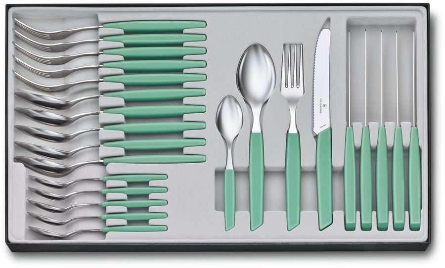 

Набор столовых приборов Victorinox Swiss Modern, 24шт. (6.9096.11W41.24), 0