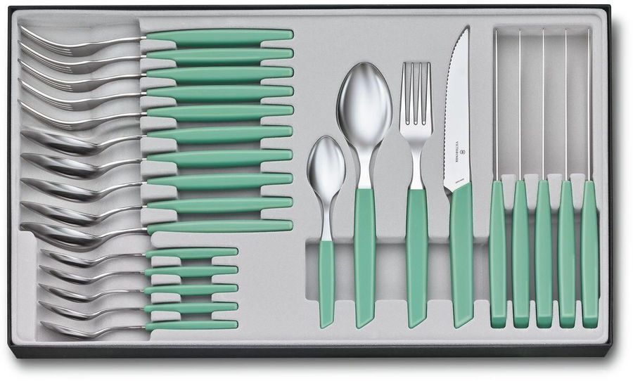 

Набор столовых приборов Victorinox Swiss Modern, 24шт. (6.9096.12W41.24), 0