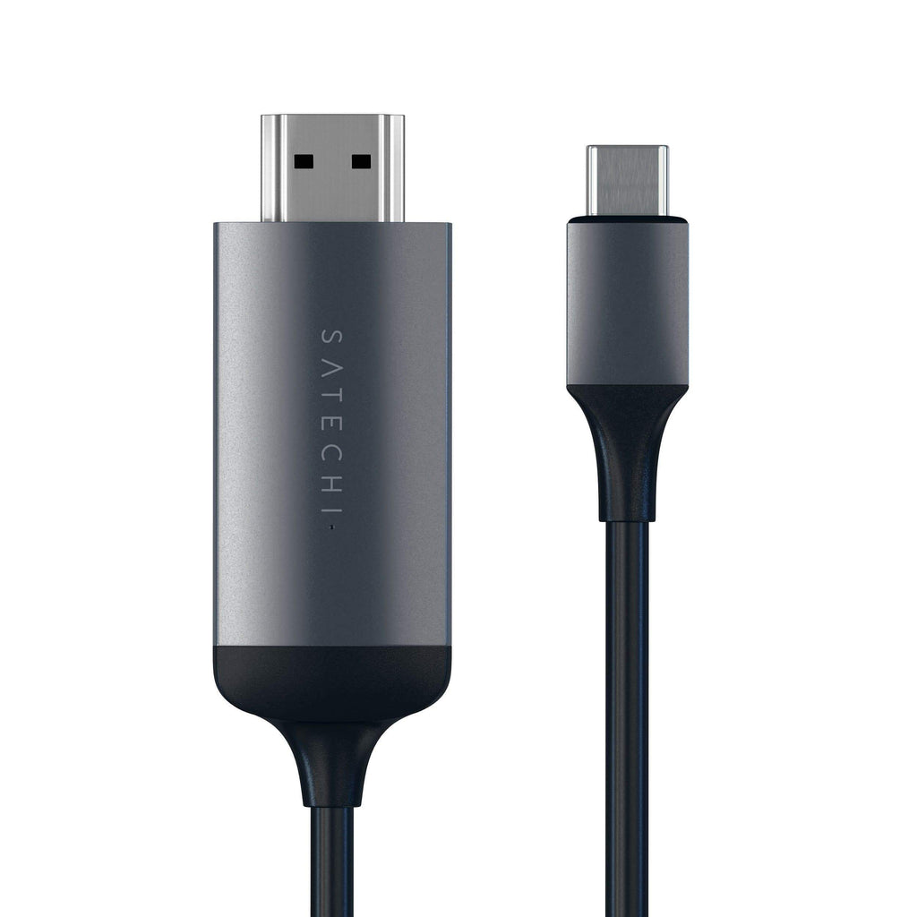 

Кабель-переходник (адаптер) Type-C(M)-HDMI(19M) v1.4 4K, 1.8 м, серый Satechi (ST-CHDMIM)