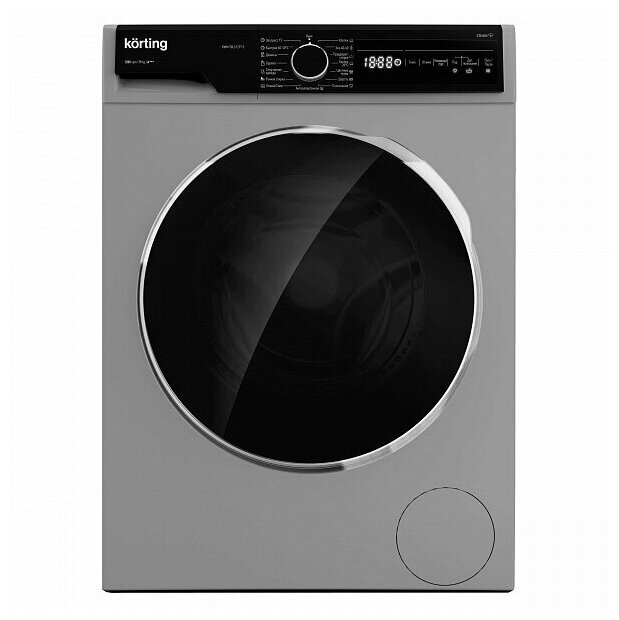 

Стиральная машина Korting KWM 58LS1297 S, 9кг, 1200 об/мин, серебристый (KWM 58LS1297 S), KWM 58LS1297 S