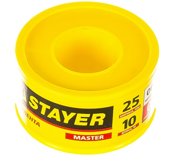 Лента-ФУМ STAYER MASTER 0.075мм x 25мм x 10м (12360-25-040)