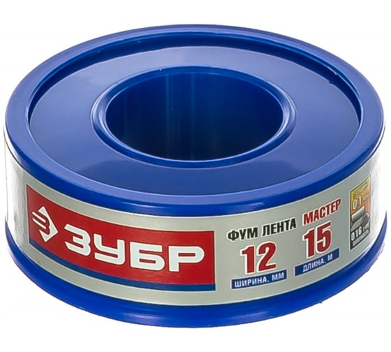 

Лента-ФУМ Зубр Мастер 0.1мм x 12мм x 15м (12373-12-016)