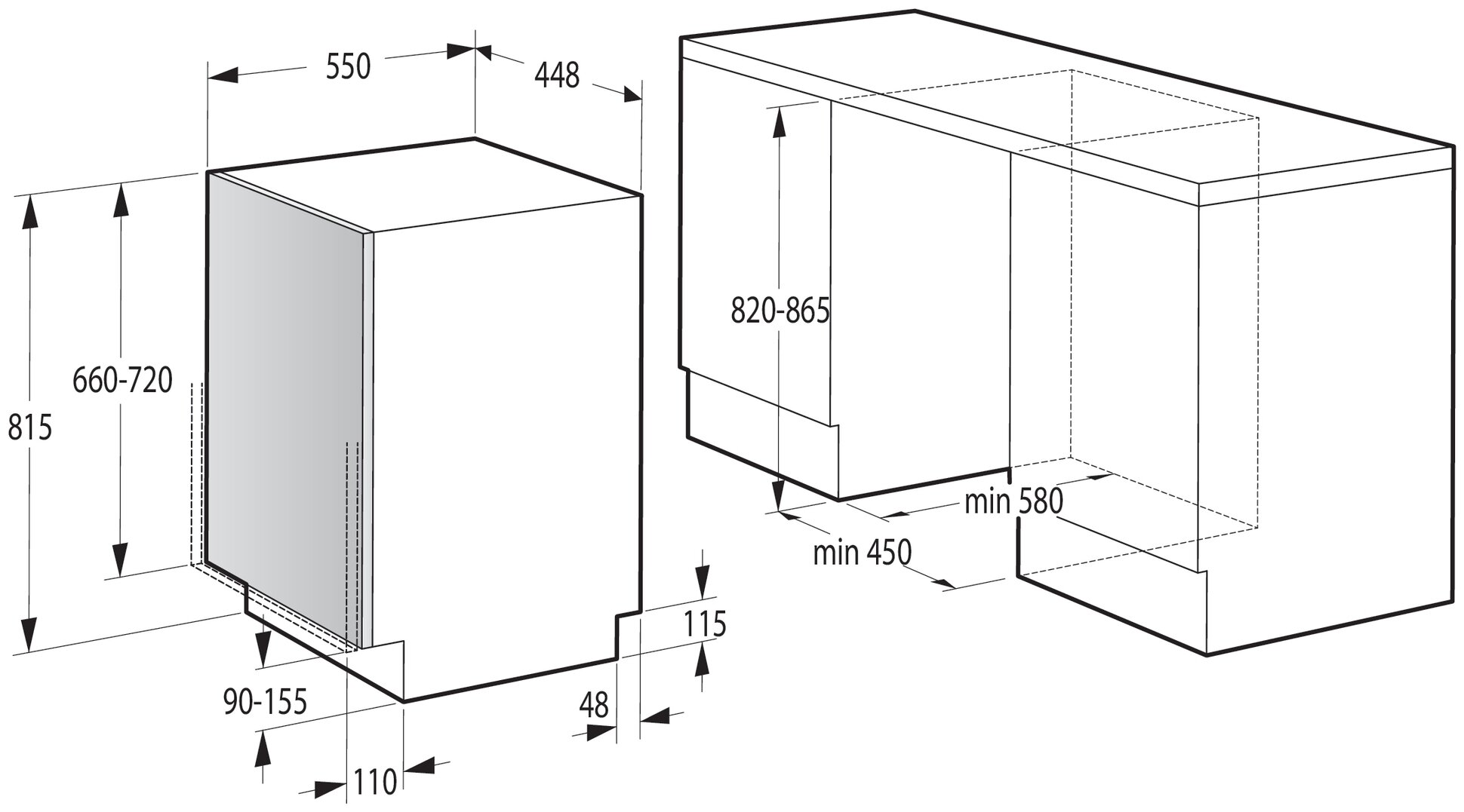 Посудомоечная машина узкая Gorenje GV520E10, белый (737514), 1071006 купить  в Новосибирске в интернет-магазине e2e4