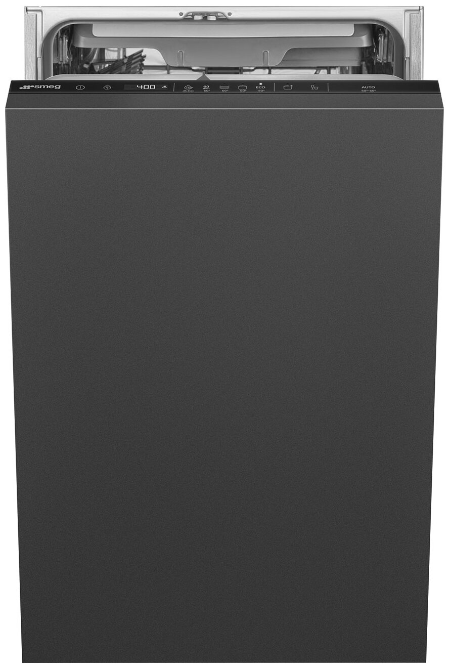 

Посудомоечная машина узкая Smeg ST4523IN, чёрный (ST4523IN), Черный, ST4523IN