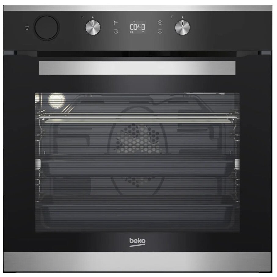 

Духовой шкаф электрический Beko BIS15300X, чёрный (BIS15300X), Черный, BIS15300X