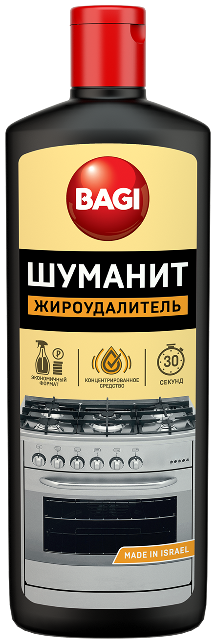 

Жидкость для удаления стойких/пригоревших жиров Bagi ШУМАНИТ, 270мл. (1015050004), 0