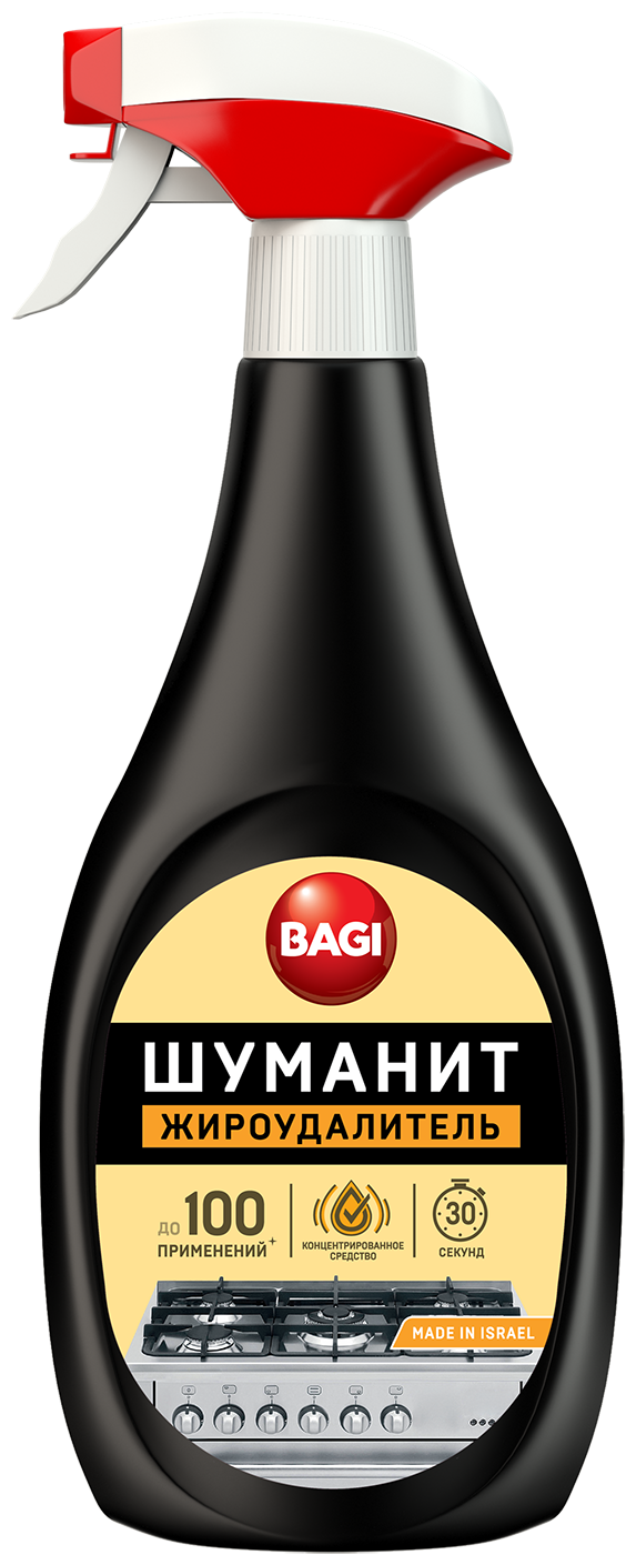 

Жидкость для удаления стойких/пригоревших жиров Bagi ШУМАНИТ, 400мл. (1015050003), 0