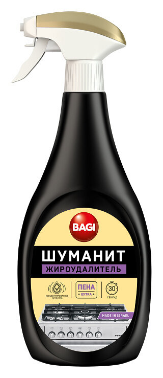 

Пена для удаления стойких/пригоревших жиров Bagi ШУМАНИТ пена, 400мл. (1015050024), пена