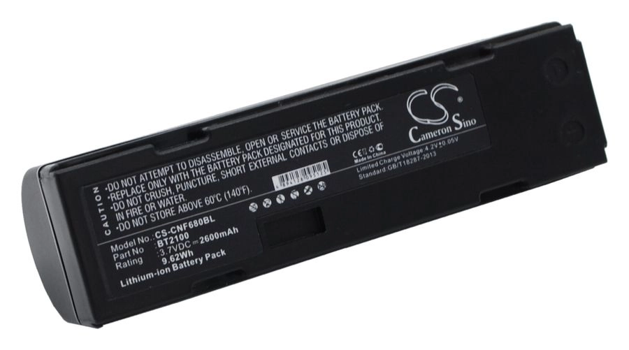 

Аккумулятор для сканера ШК CameronSino CS-CNF680BL Li-Ion, 2600mAh, 3.7V для Cino 680BT/F680BT/F780BT, Черный, CS-CNF680BL