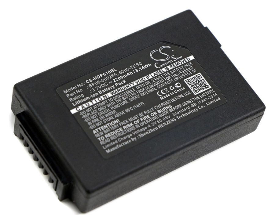 

Аккумулятор для сканера ШК CameronSino CS-HDP610BL Li-Ion, 2200mAh, 3.7V для Honeywell Dolphin 6100, Dolphin 6110, ScanPal 5100, Черный, CS-HDP610BL