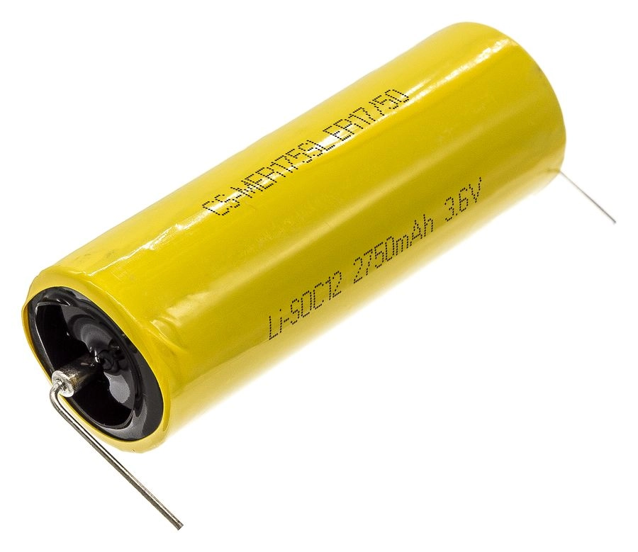 

Аккумулятор CameronSino CS-MER175SL, ER17/50, 3.6V 2750mAh, 1шт, CS-MER175SL