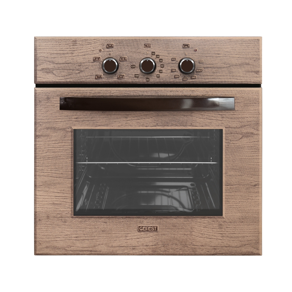 

Духовой шкаф газовый GEFEST ДГЭ 621-01 К47, коричневый (22402001), ДГЭ 621-01 К47