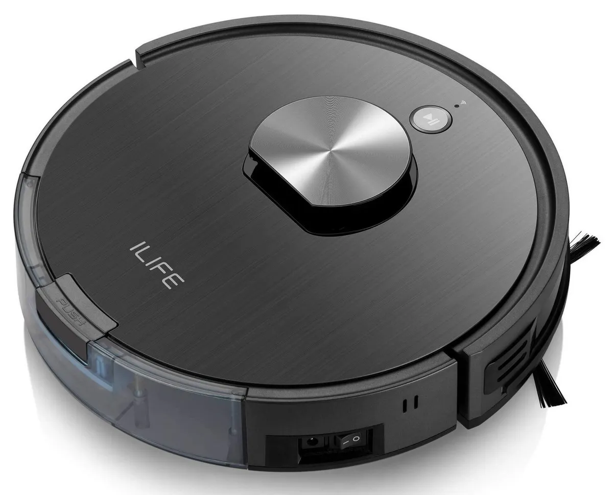 

Робот-пылесос ILIFE A10S, серый металлик (6971263070694), A10S