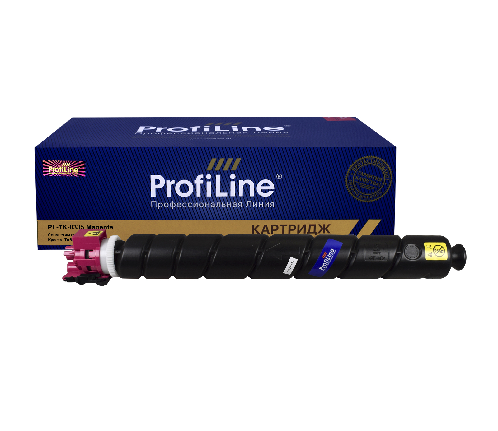 

Картридж лазерный ProfiLine PL-TK-8335M/PL_TK-8335M_M (TK-8335M/1T02RLBNL0), пурпурный, 15000 страниц, совместимый для Kyocera TASKalfa 3252ci без чипа