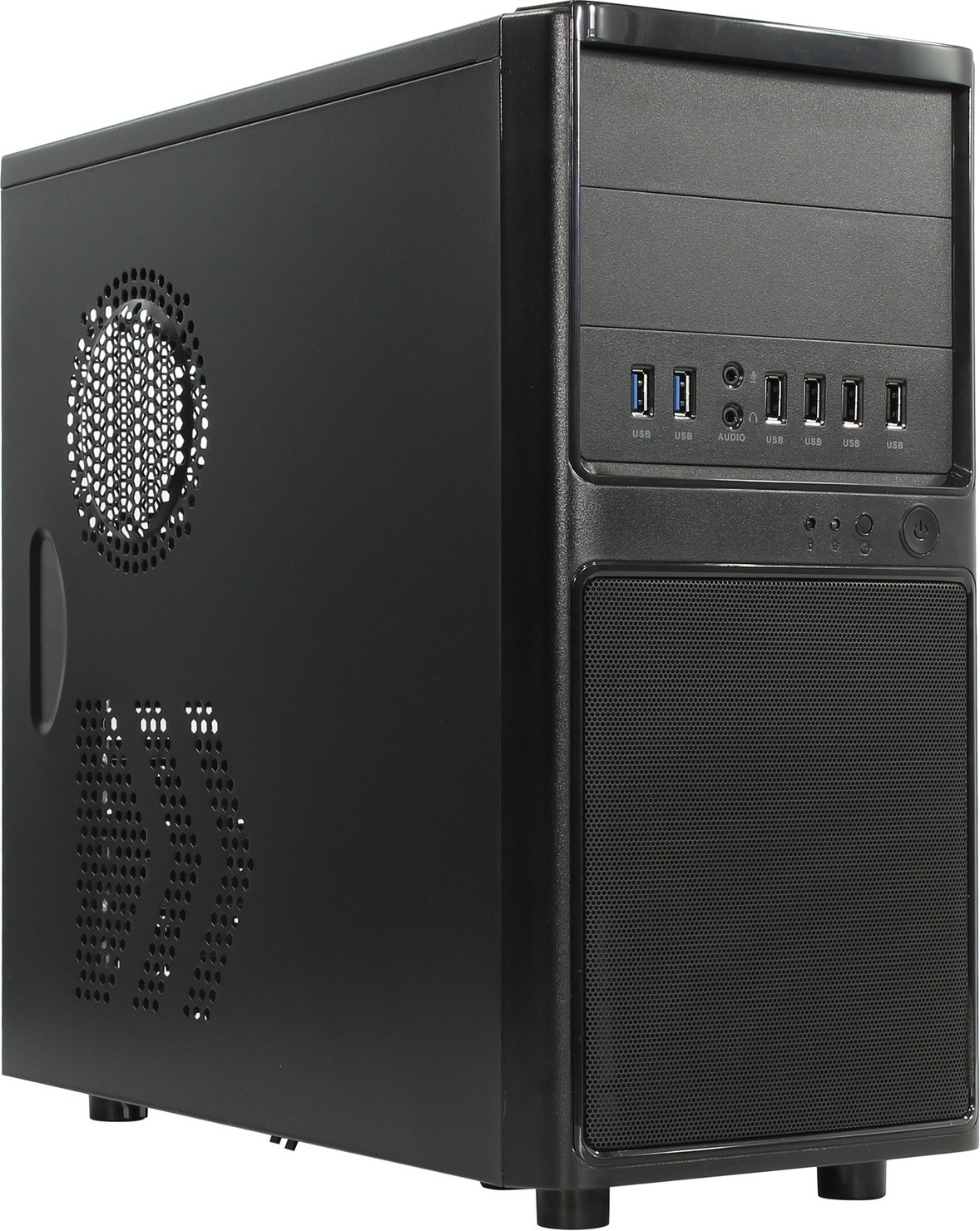 

Корпус PowerCool S6012-2U3C-500W, ATX, Midi-Tower, 2xUSB 3.0, 2xUSB Type-C, черный, 500 Вт (S6012-2U3C-500W), S6012-2U3C-500W