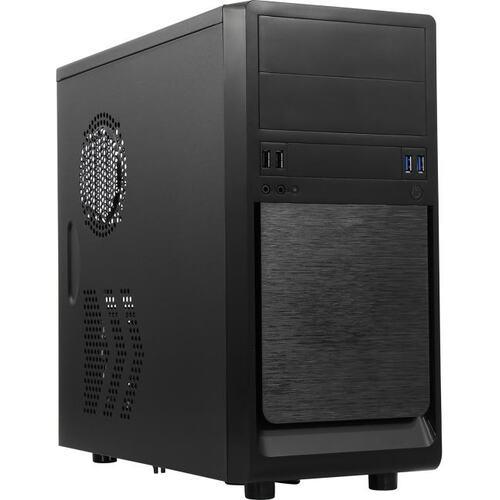 Корпус PowerCool S6023-2U3-500W, mATX, Midi-Tower, 2xUSB 3.0, черный, 500Вт (S6023-2U3-500W)