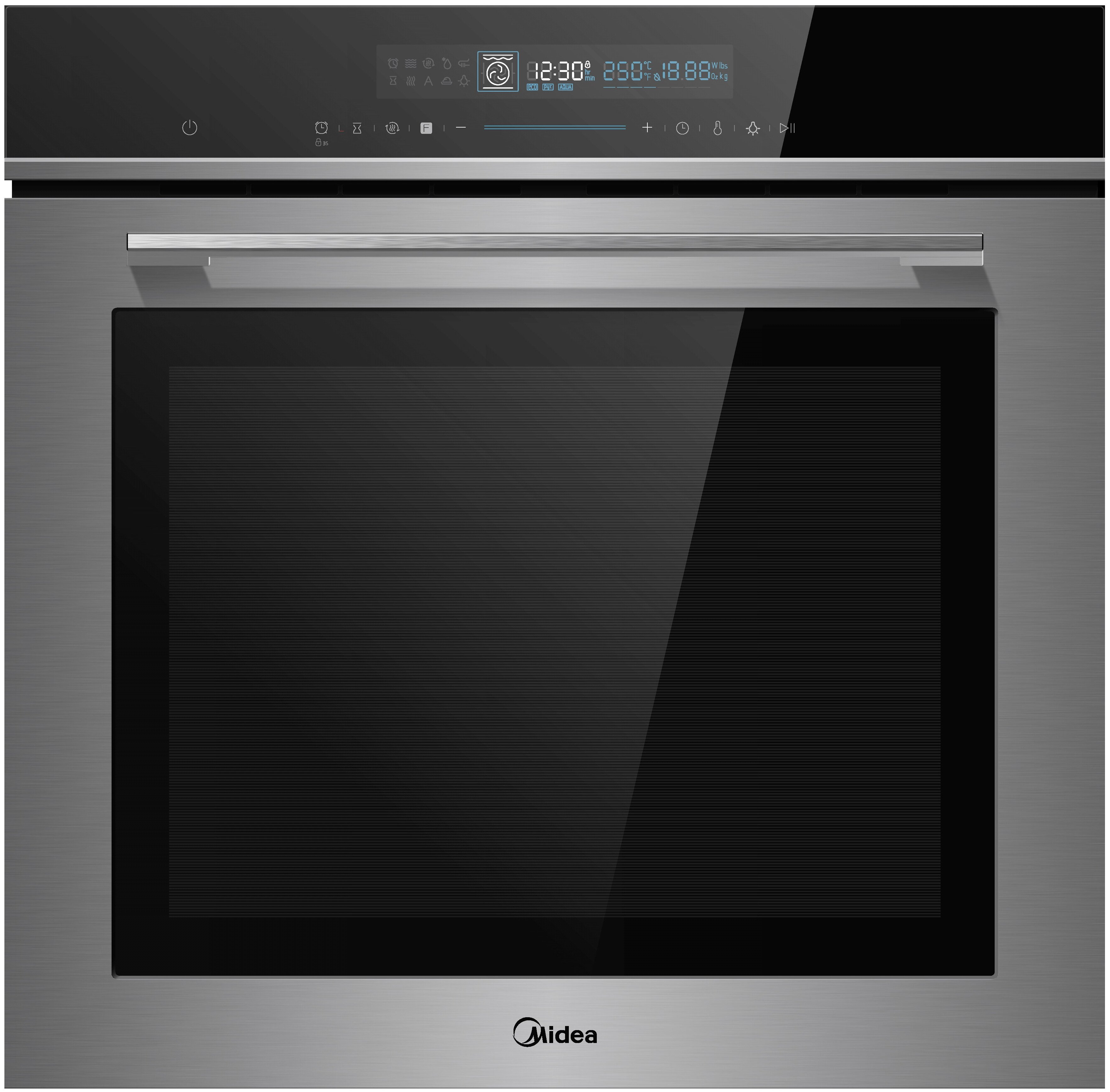 

Духовой шкаф электрический Midea MO92170CGBX, серебристый (MO92170CGBX), MO92170CGBX
