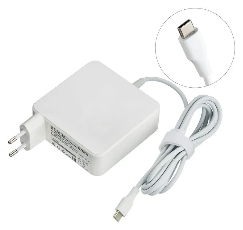 

Адаптер питания ноутбука сетевой Pitatel AD-320 для Apple, Asus, Dell, Lenovo, HP, 87Вт, 5/20.2 B, 4.3A, белый, AD-320