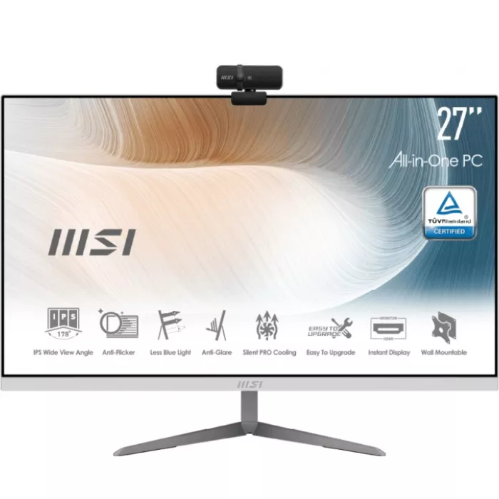 

Моноблок MSI Modern AM271 11M-601XRU (MS-AF81) 27" 1920x1080, Intel Core i5-1135G7 4.2GHz, 8Gb RAM, 256Gb SSD, WiFi, BT, Cam, noOS, белый (9S6-AF8112-640), 11M-601XRU (MS-AF81)