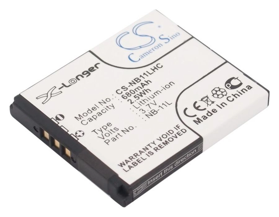 Аккумулятор CameronSino CS-NB11LHC, 680 мА·ч, 3.7V