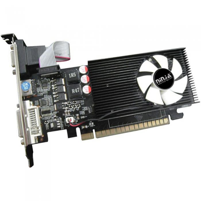 Видеокарта Sinotex NVIDIA GeForce GT 610, 1Gb DDR3, 64bit, PCI-E, VGA, DVI, HDMI, Retail (NK61NP013F)